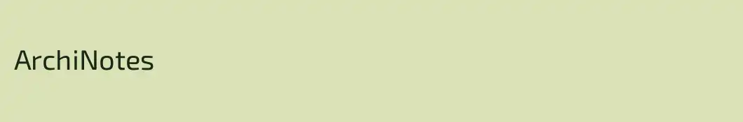 ArchiNotes