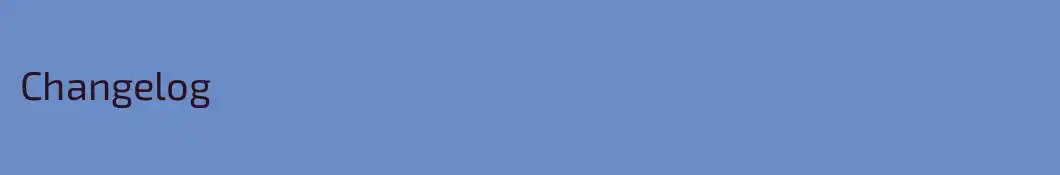 Changelog