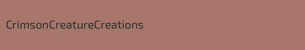 CrimsonCreatureCreations