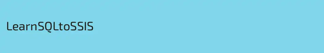 LearnSQLtoSSIS