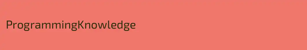 ProgrammingKnowledge