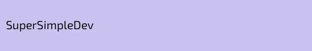 SuperSimpleDev