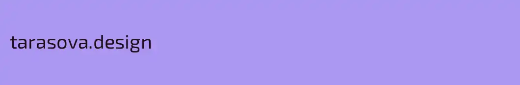 tarasova.design