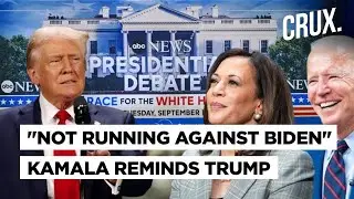 "He Will Just Give Up..." Kamala Mocks Trump's "Will End Ukraine War In 24 Hours" Claim | ABC Debate