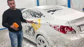 Как правильно и быстро помыть машину, всего за 30 мин и 100 рублей !!!