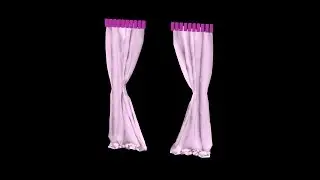 3ds max шторы