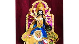 3d| Paper durga maa making | Durga thakur banana | part 2 |naveenartsvlog | Durga maa 💜💜|#Durga