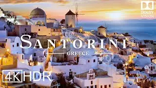 Santorini, Greece 🇬🇷  in 4K HDR ULTRA HD 60 FPS Dolby Vision™ Drone Video