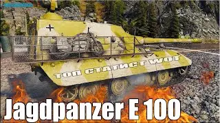 ТОПОВЫЙ ИГРОК на ЯГЕ Е 100 😎 World of Tanks Jagdpanzer E 100