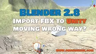 Imported Blender FBX Moves the Wrong Way
