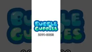 Bubble Guppies historical logos