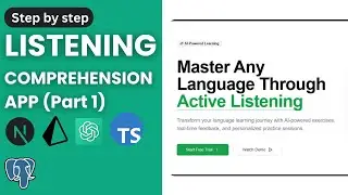 Build A Listening Comprehension App For Language Learners: Next, Kinde, OpenAI and Postgres (Part 1)