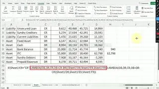 IF + LAMBDA formula combination in excel for Accounting