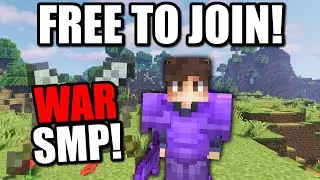 Join Minecraft's Public War SMP (bedrock + java)