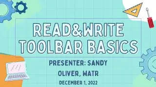 Read&write toolbar basics- REPEAT