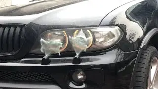 Как отключить омыватель фар BMW X5 E53 scheinwerferreinigung