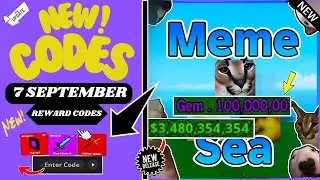 🤡NEW🤡 ALL WORKING CODES FOR MEME SEA IN SEPTEMBER 2024! ROBLOX MEME SEA CODES