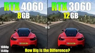 RTX 4060 vs RTX 3060 : Tested in 10 Games - 1080p, 1440p