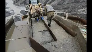 Шлюз для промывки золота сбор. 3Д модель.