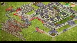 Destroying Wolf corner balista medium casttle with 1 attack - Stronghold Kingdoms
