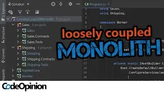 Solution & Project Structure of a Loosely Coupled Monolith