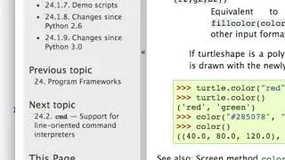 Python Turtle Graphics Methods Part 1