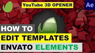 YouTube 3D Opener Template Tutorial from Envato Elements