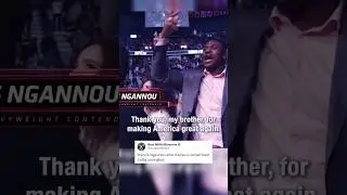 Francis Ngannou mocks Colby covington: Thank you for making America great again