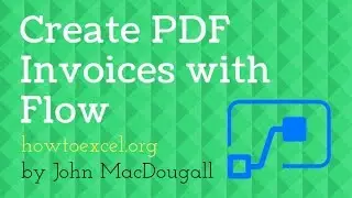 Create a Dynamic Invoice PDF Template with Microsoft Flow