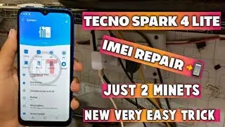 Tecno Spark 4 Lite BB4K imei repair Cm2 Tool | BB4K imei change | All mtk imei change tool