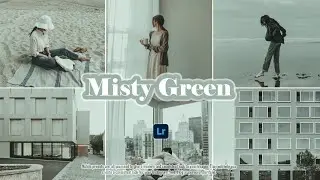 Misty Green - Lightroom Mobile Preset | Matte Green | Matte Tones | Moody Green Preset