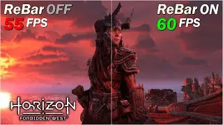 Horizon Forbidden West | Resizable Bar ON VS OFF