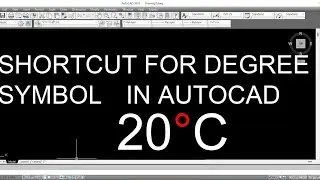 How To Insert Degree Symbol In AutoCAD | Show Degree In AutoCAD