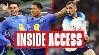 Bellingham v Trent Strength Test, GK Shot Stopping Challenge & Pitchside v Australia | Inside Access