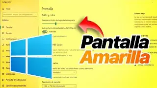 Como Quitar o Activar La Pantalla Amarilla En Windows 11