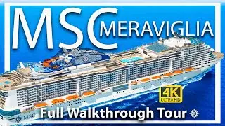 Msc Meraviglia | Full Walkthrough Tour & Review | All Public Areas | 4K Ultra