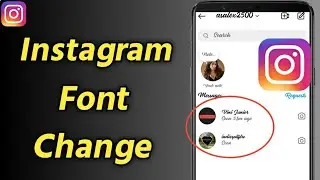 Instagram Font Change | Change Instagram Contract List Font | Change Instagram Font Style