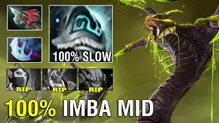 venomancer new imba midlane pos2 vs pangolier right click build cancer broken 150% move slow dota2 7