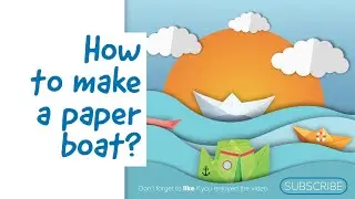 How to Make a Paper Boat ? | Origami Boat | DIY