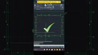 ✅Automatic Grid Plan ready in 3 second | ⚡️YQArch Plugin | AutoCAD Shorts Series - 27 #shorts #new