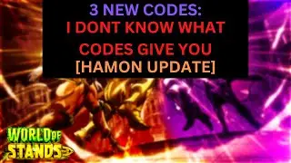 [3 NEW CODES] *HAMON UPDATE* ALL WORKING IN WORLD OF STANDS FEBRUARY 2023! Roblox.