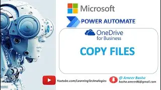 Power Automate Desktop || OneDrive for Business - Copy File