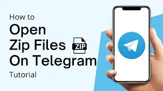 How To Open Zip Files On Telegram (2023 METHOD)