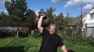 ОБЗОР САМОДЕЛЬНОЙ НАСЫПНОЙ ГИРИ REVIEW OF HOMEMADE FILLED KETTLEBELL