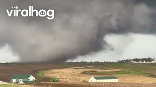 Massive Wedge Tornado Near Shelby, Iowa || ViralHog