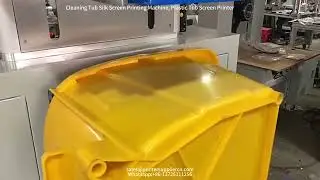 Cleaning Tub Silk Screen Printing Machine,Plastic tube screen printer