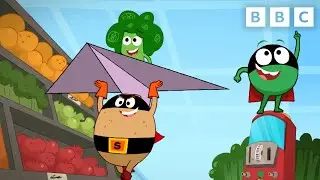 Broccoli Takes to the Skies! ✈️🥦 | Supertato | CBeebies