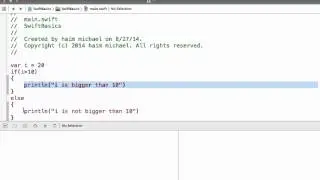 The if and if else Statements in Swift