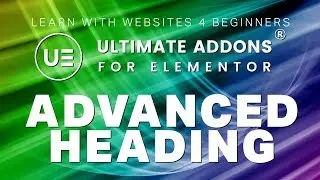 Advanced Heading  | Ultimate Addons for Elementor UAEL | Elementor Addons | Brainstorm