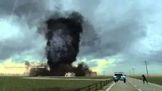 GMOD Storm Chasers: Air Ship vs. Tornado